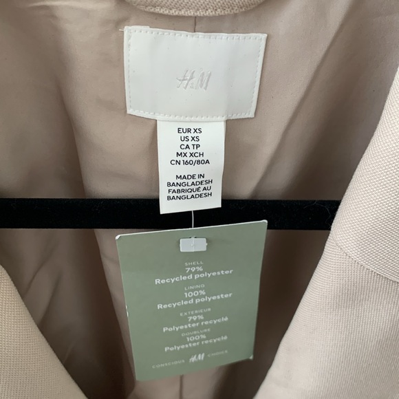 H&M Beige Oversized Blazer - Picture 3 of 3